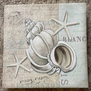 Seashell Canvas Wall Art